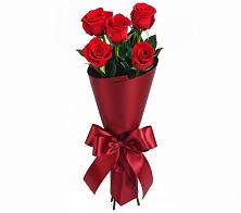 Букет 5 Красных роз Эдлесс Лав в Шишкино