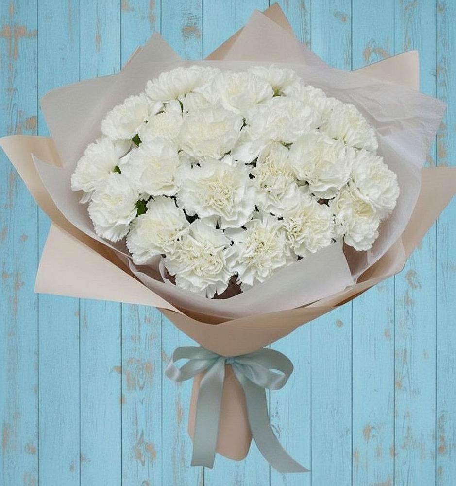 Букет цветов из: Гвоздики в Шишкино