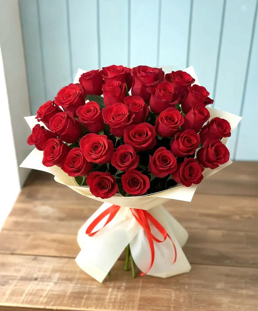 Букет 29 Красных роз в Шишкино