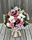 Букет цветов из: Альстромерии, Гвоздики, Розы и Хризантемы в Шишкино