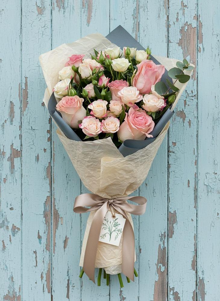 Букет цветов из: Розы в Шишкино