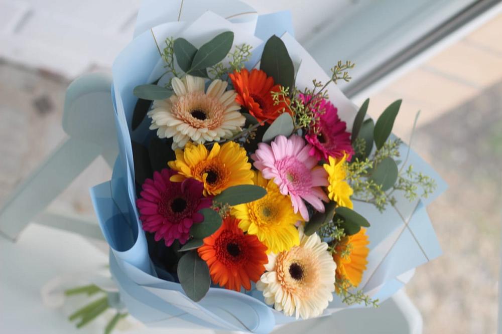 Букет цветов из: Герберы в Шишкино