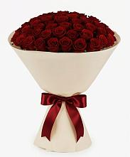 Букет 101 Бордовая роза Блэк Бакарра в Шишкино