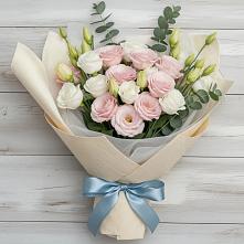 Букет цветов из:  Лизиантусы #REPLACE_PRED# Шишкино