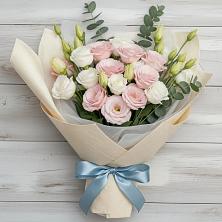 Букет цветов из:  Лизиантусы в Шишкино