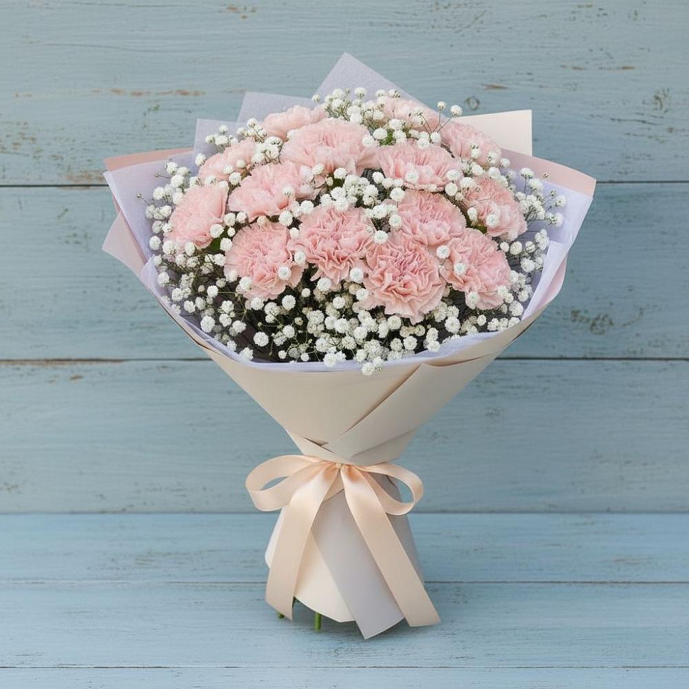 Букет цветов из: Гвоздики в Шишкино