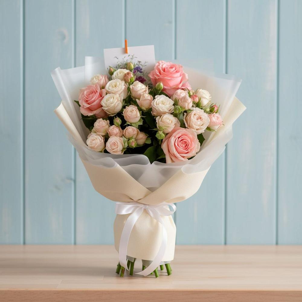 Букет цветов из: Розы в Шишкино