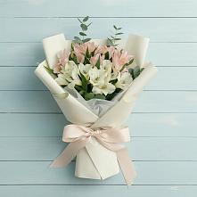 Букет цветов из:  Альстромерии #REPLACE_PRED# Шишкино