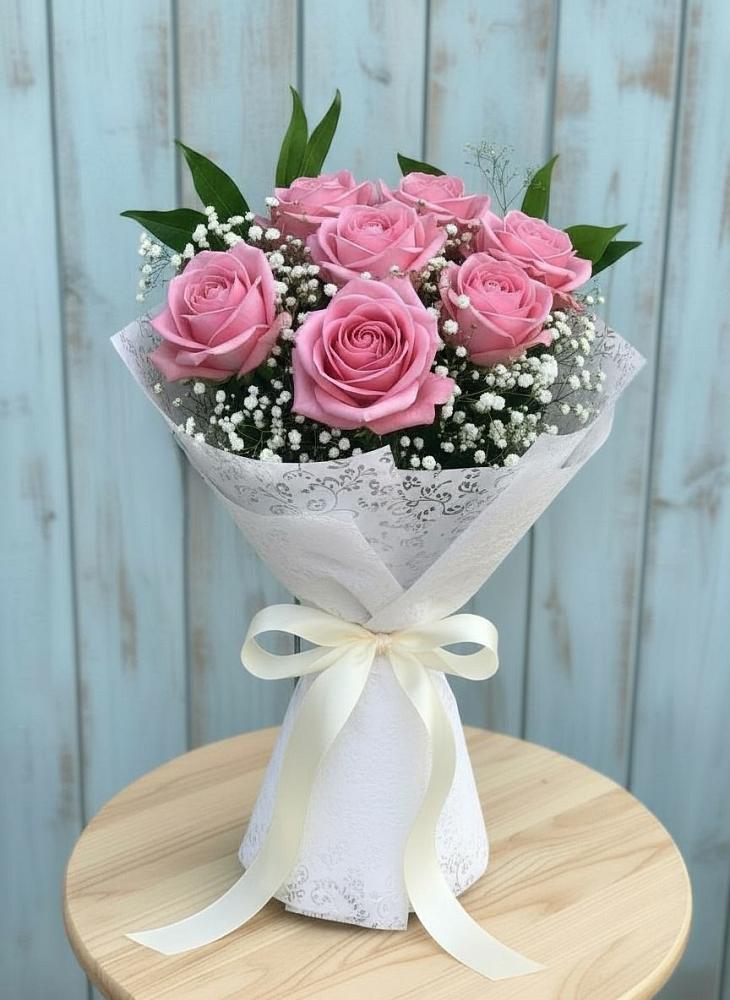 Букет цветов из: Розы в Шишкино