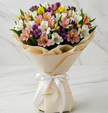 Букет цветов из:  Альстромерии в Шишкино