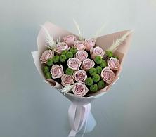 Букет цветов из:  Розы и Хризантемы в Шишкино