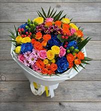 Букет цветов из:  Розы и Хризантемы в Шишкино