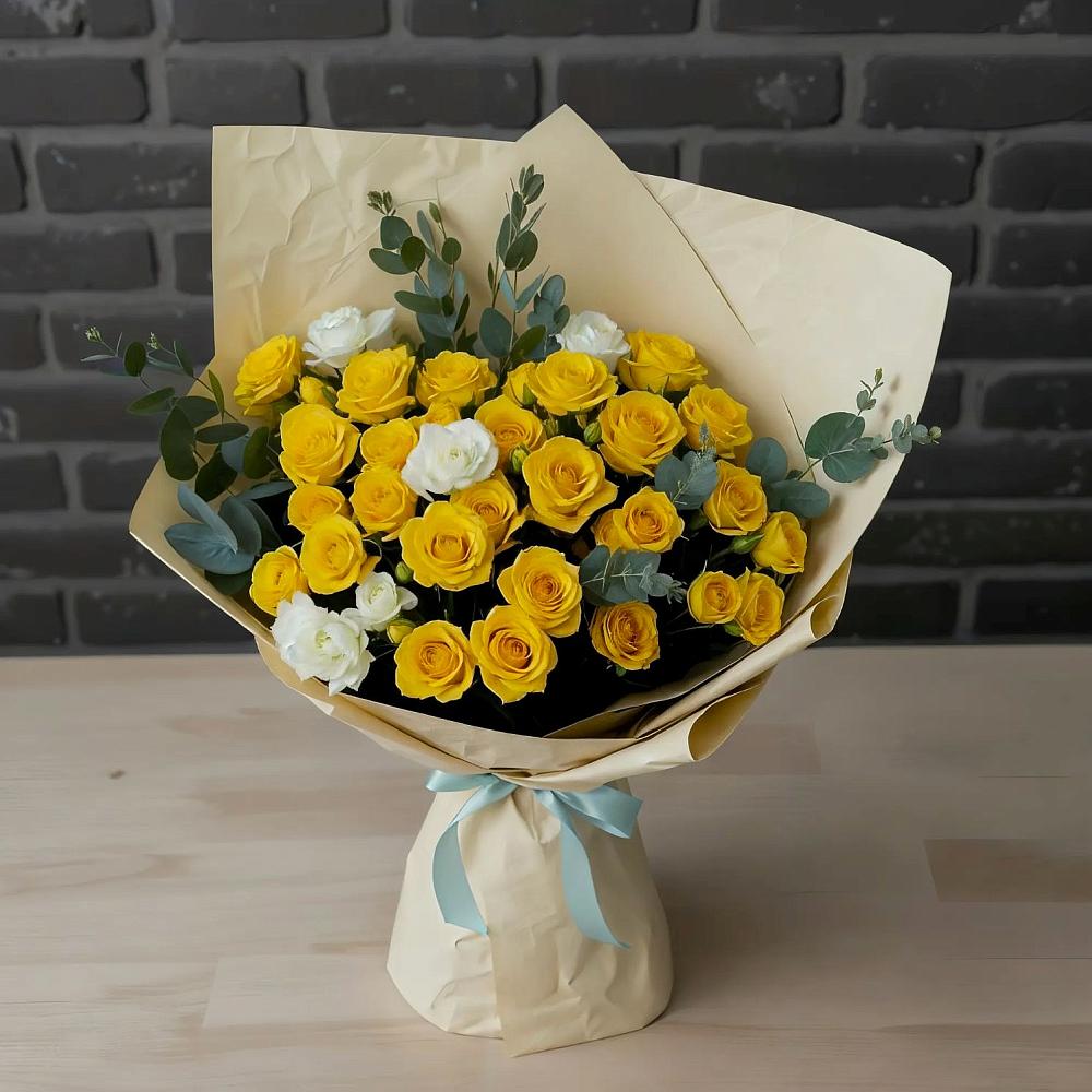 Букет цветов из: Розы в Шишкино