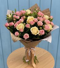 Букет цветов из:  Розы в Шишкино