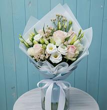 Букет цветов из:  Розы и Лизиантусы в Шишкино