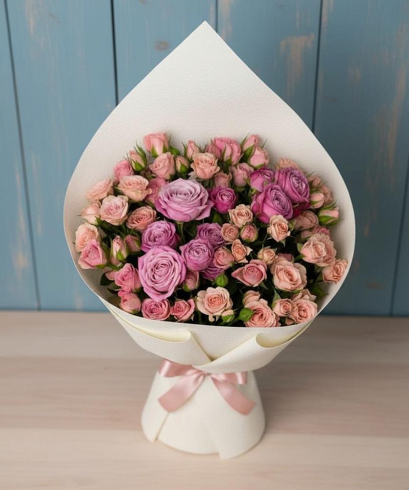 Букет цветов из: Розы в Шишкино