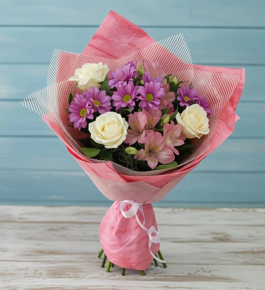 Букет цветов из: Герберы в Шишкино