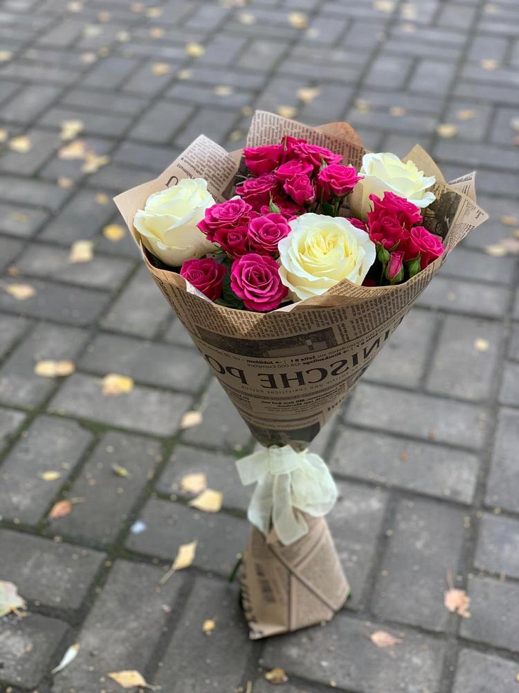 Букет цветов из: Розы в Шишкино