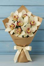 Букет цветов из:  Орхидеи и Розы в Шишкино